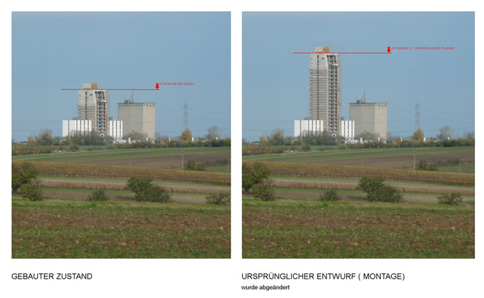 Montage Hochhaus Parndorf